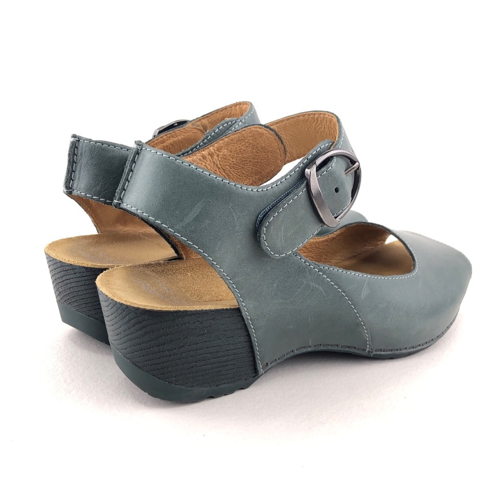 Dansko Tiana Peep Toe Wedge Sandals EUR 41 - Picture 5 of 15